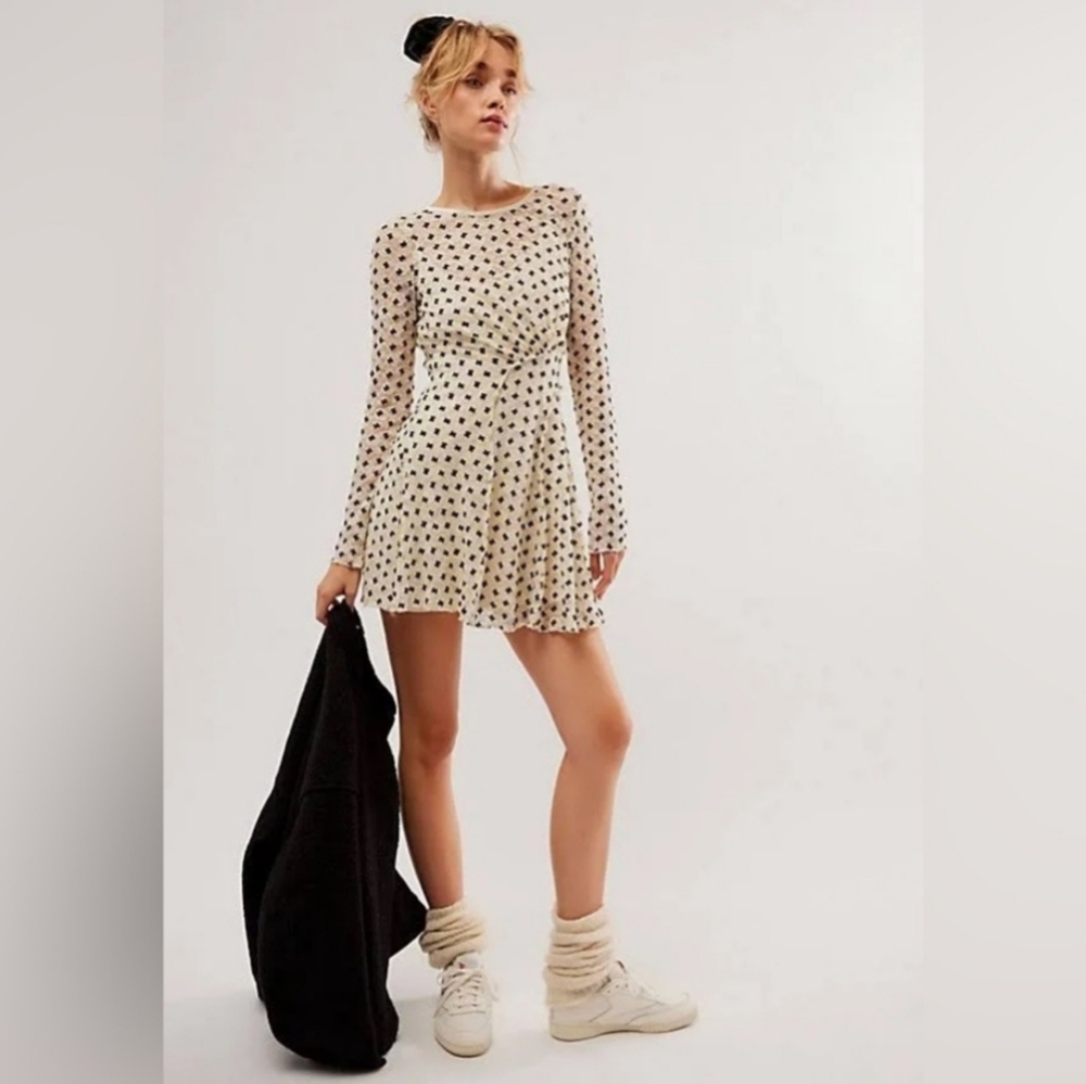 Free People Sheer Delight Mini Dress - Picture 3 of 8